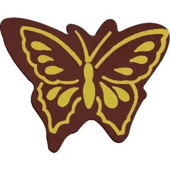 Jedlá dekorace na dort Dortisimo Bombasei čokoládová dekorace Motýl 5 cm (6 ks)