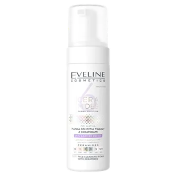 Eveline Cosmetics 6 Ceramides jemná čisticí pěna na obličej s ceramidy, 150 ml