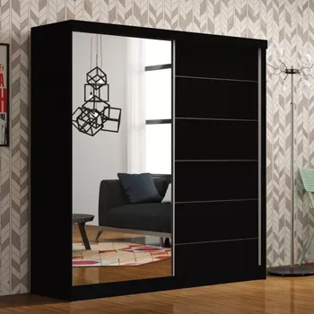 Šatní skříň Šatní skříň Infinity 150cm, černá