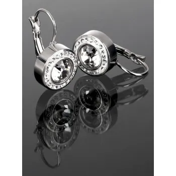 Náušnice Prosperk Náušnice s čirým zirkonem a drobnými zirkonky S4952