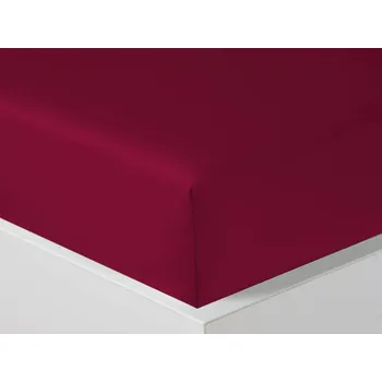 Prostěradlo Luxusní saténové prostěradlo 180x200 GEON Sunset červené