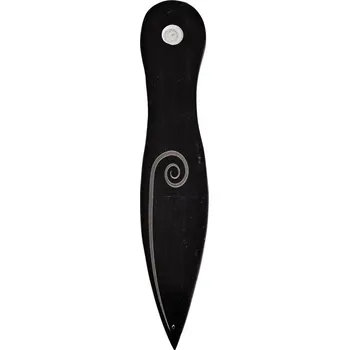 Čajovna Vykuřovadla Mramorový stojánek na vonné tyčinky VENUŠE černý