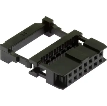 Xinya Konektor IDC pro ploché kabely, 14 pinů (2x7), samořezný, RM2.54mm, na kabel, přímý