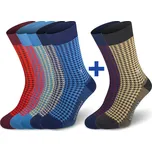 Northman Muro Mercerized 5+2 36-38 Mix barev Společenské Ponožky Mercerovaná Bavlna