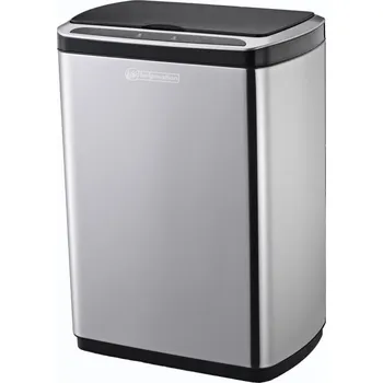 Odpadkový koš Helpmation Cube Wide AK5110 30 l bezdotykový koš nerez/černý