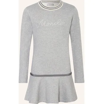 Dámské šaty Moncler Enfant Dívčí Mikinové Šaty, šedá, 164