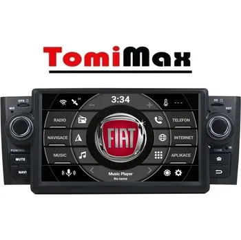 Autorádio TomiMax !!!AKCE!!! 4G+64 Fiat Punto Android 14 autorádio s WIFI, GPS, USB, BT HW výbava: 8 Core 4GB+64GB PX HIGH, Velikost obrazovky: Dotyková obrazovka: 7"