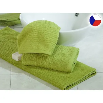 Osuška Luxusní osuška 70x140 JUVEL 580g Vlny 3D zelené