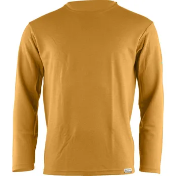 Pánská mikina WOLK pánská merino mikina - Hořčicová 2424 / XXL / Hořčicová