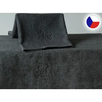Bytový textil Luxusní ručník 50x100 GRAND Motýlek 640g grafit
