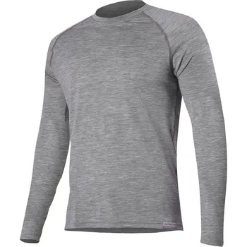 ATAR pánské merino triko - Šedá 8484 / XXXL / Šedá