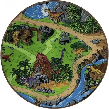 Koberec Kusový koberec DINO kruh Rozměr: 67x67 cm