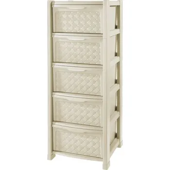 Komoda Tontarelli Zásuvka ARIANNA 5, krémová 8025648210 8025648210