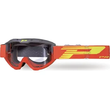 Motocyklové brýle PROGRIP BRÝLE PG3450-288 LS RIOT GREY RED (SKLA PG3210, BEZ MLHY, ŠKRÁBANCŮ) (3450-288 TR) - AKCE BĚŽNÁ CENA 279,50