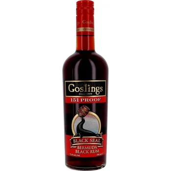 Rum Gosling´s Black Seal 151 proof 75,5% 0,7 l (holá láhev)