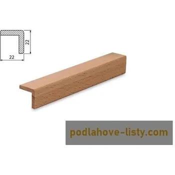 rohová lišta NOVÁK Rohová lišta 22x22 buk surový RO2222BU
