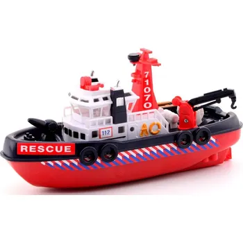 loď a ponorka Johntoy 26269JOT záchranářská loď červená