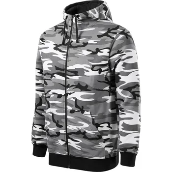 Pánská mikina Mikina Camo Zipper urban