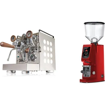 Kávovar Rocket Espresso Appartamento, white, walnut + Eureka Atom W 65,…