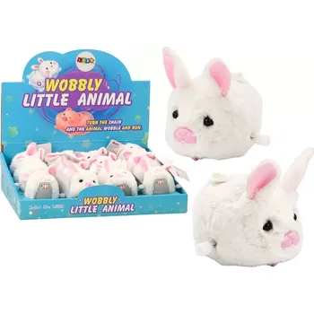 Velikonoční dekorace Větrný zajíček bílý