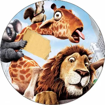 Jedlá dekorace na dort Jedlý papír Divočina 19,5 cm