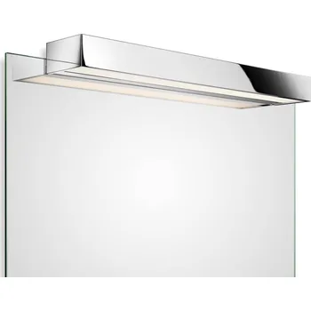 Lampička Decor Walther Dekor Walther Box 1-60 N LED zrcadlová lampa 3 000 K - Tloušťka zrcadla max. 6 mm chrom, zrcadlo, matná bílá LED 32,8 W celkem - Doprava zdarma