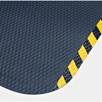 Rohožka Černo-žlutá protiúnavová protiskluzová rohož - délka 61 cm, šířka 84 cm, výška 2,2 cm (87660072) FLOMAT