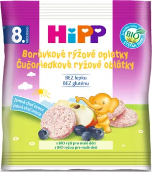 HiPP BIO Borůvkové rýžové oplatky 30 g