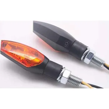 Osvětlení pro motocykl a Univerzální blinkry PARTS EUROPE TURN SIGNAL ORANŽOVÉ SKLO - PÁR