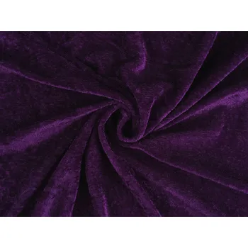 Elastický samet Panné pololesklý