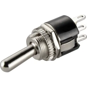 vypínač TRU COMPONENTS 1587683 TC-R13-37C-05 páčkový spínač 250 V/AC 3 A 1x zap/zap s aretací 1 ks