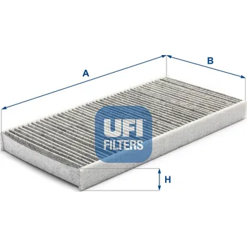 Ventilátor topení a klimatizace Filtr, vzduch v interiéru UFI 54.106.00