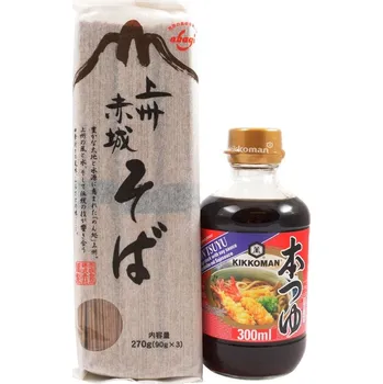 Omáčka Set Soba nudle 270 g + Tsuyu omáčka 300 ml