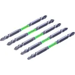 Sada japonských oboustranných šroubovacích bitů s magnetickým hrotem PH2 SK11 - 5 ks - široké - 110 mm