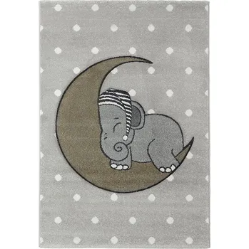 Koberec Breno Kusový koberec VEGAS KIDS 04/ESE, 120x170 cm, Šedá/Vícebarevné