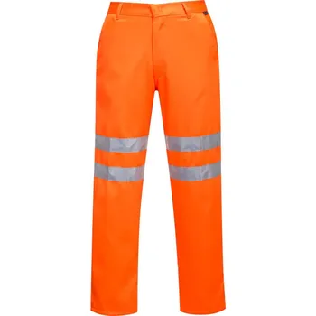 PORTWEST Kalhoty RIS RT45 Hi-Vis, do pasu, reflexní POR-RT45ORR4XL Oranžová 4XL Standartní