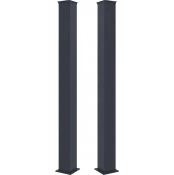 Plot G21 pro branku a bránu 15x190 cm s patkou, antracitový, 2 kusy