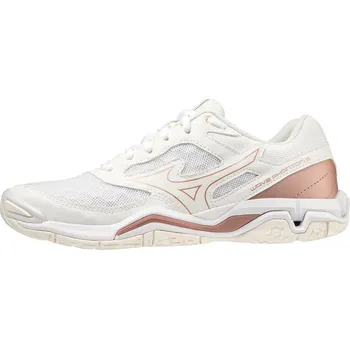 Pánská sálová obuv Obuv MIZUNO WAVE PHANTOM 3 Barva: White/Rose/Snow White, Velikost: 44,5, Pohlaví: Pánské