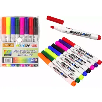 Magické vodní fixy – 8 barev pro kreslení na vodě, skle a tabulích