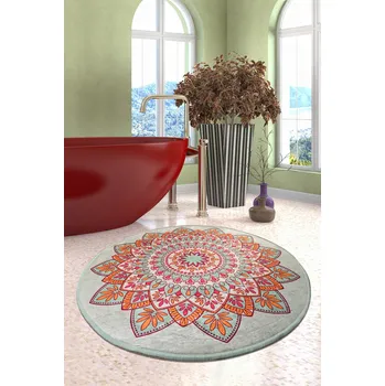 Koupelnová předložka ASIR Koupelnová předložka ROYAL mentolová mandala