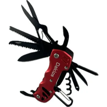 Sport Multifunkční nůž 14 v 1 - červená