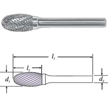 Příslušenství k frézce SGS 23028 (SE-6M) - Fréza technická SE-6M eliptická pr. 16,0x25mm, stopka 6