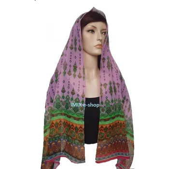 Šátek Šátek s orientálním motivem světle růžová