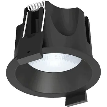 Illuxtron Fixní kruhová bodovka Strada 68 Teplota chromatičnosti / Stmívání: 4000 Kelvinů / Stmívatelné TRIAC, Barva vnější / barva vnitřní: Černá / Černá, Úhel vyzařování: 24° 85RK03729A02