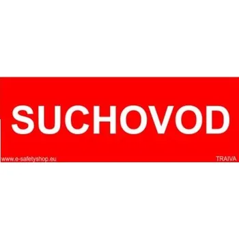 Značení Traiva s.r.o. Suchovod Verze: Samolepka 150 x 50 mm tl. 0.1 mm - Kód: 08996