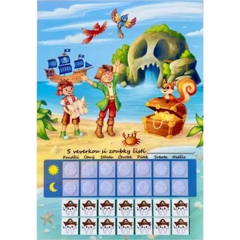 Motivační tabulka Kluci a piráti