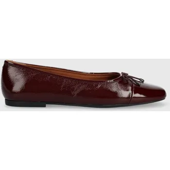 Dámské baleríny Kožené baleríny Vagabond Shoemakers JOLIN vínová barva, 5508.160.38 83X, EUR 39