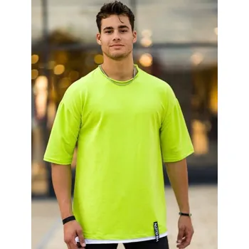 Pánské tričko Pánské tričko VSB BASIC limetka , VELIKOST XL