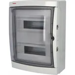 FAM Rozvodnice Acqua 3926-TTB IP65, 26mod., na omítku, průhl. dveře, 410x310x150mm