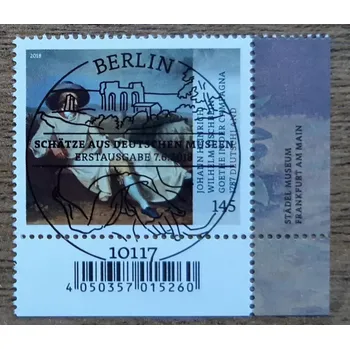 Poštovní známka SRN raz. 3393 poklady muzeí XIII, r. 2018